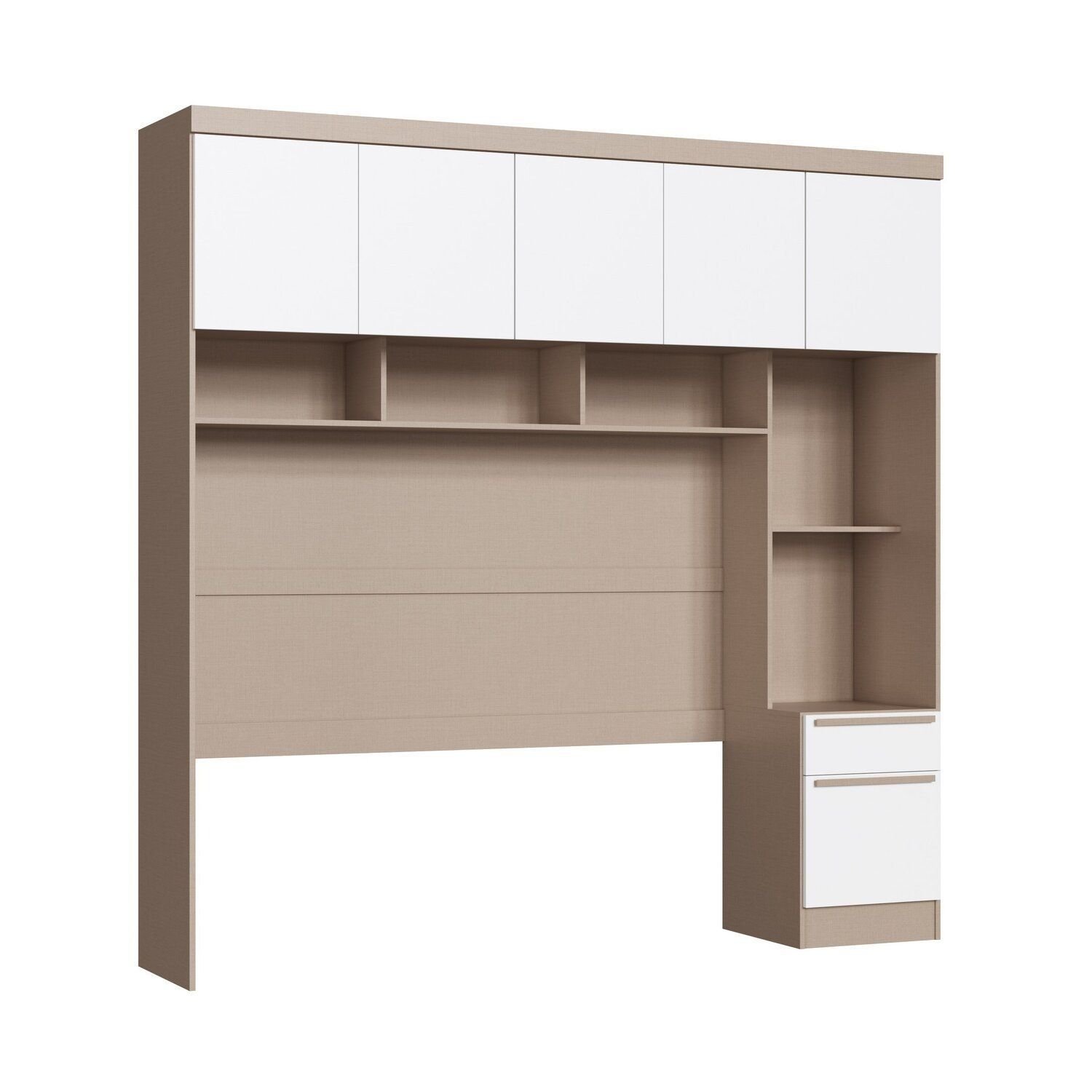 Guarda-roupa Modulado Casal 10 Portas 3 Gavetas - 4