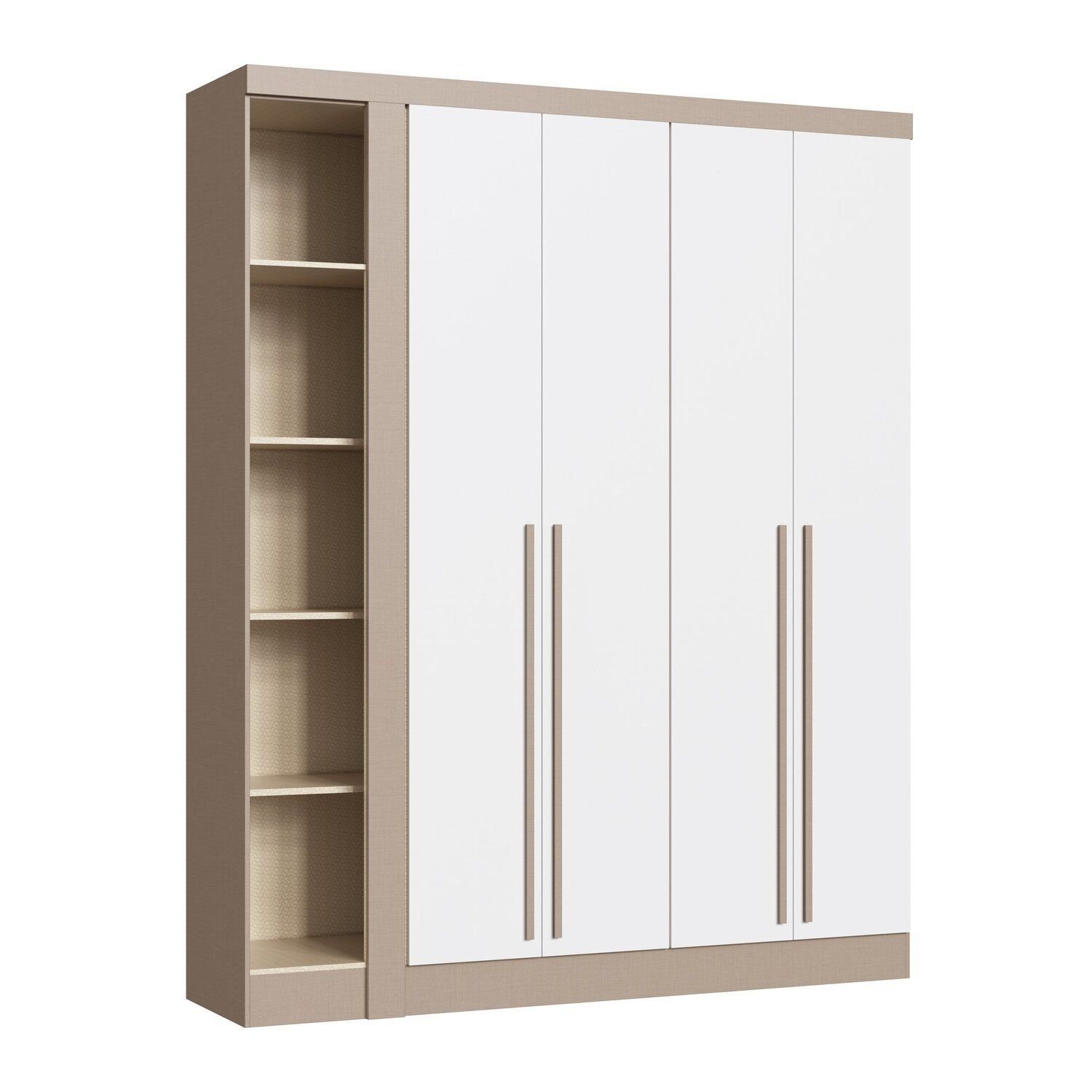 Guarda-roupa Modulado Casal 10 Portas 3 Gavetas - 6