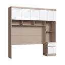 Ver imagem 6 de Guarda-Roupa Modulado Casal 10 Portas 3 Gavetas Branco/Duna