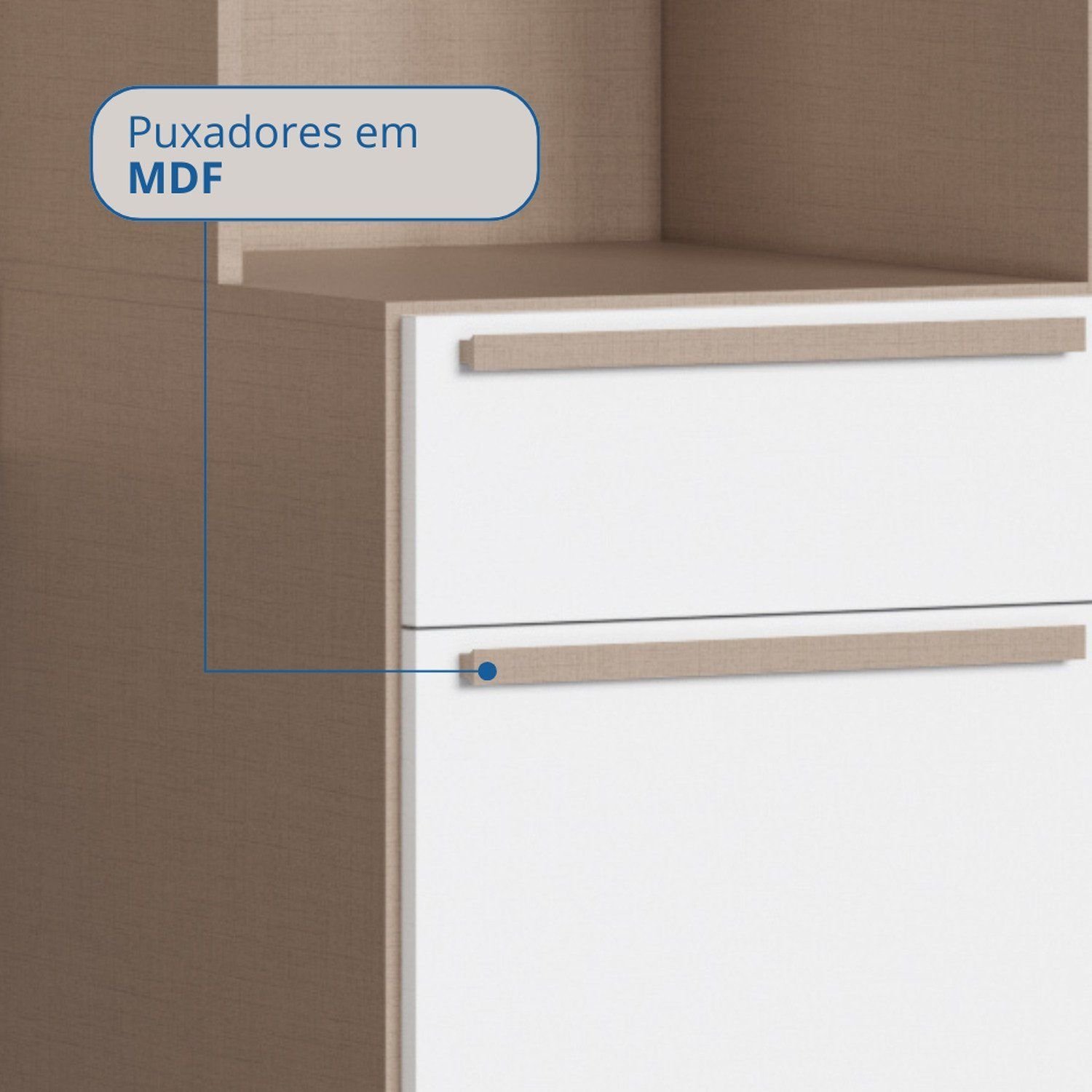 Guarda-roupa Modulado Casal 10 Portas 3 Gavetas - 11