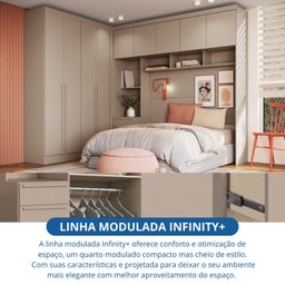 Guarda-roupa Modulado Casal 10 Portas 3 Gavetas - 10