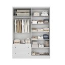 Ver imagem 2 de Guarda-roupa 4 Portas 2 Gavetas Fort