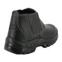 Ver imagem 3 de Botina Primavera Alta Segurança Bico Pvc Elastico e Couro - Preta:39/preto