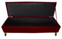 Ver imagem 4 de Cabeceira e Recamier Iza para Cama Box Casal Queen 1.60 - Suede - Sv Decor: Marsala