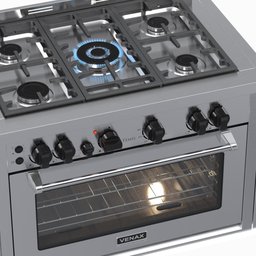 Fogao de Embutir 5 Bocas Venax Temis Inox Gas GLP 220 V - 3