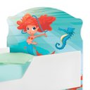 Ver imagem 2 de Bicama Infantil Sereia Menina com Colchões MDF Branco Cambel Móveis