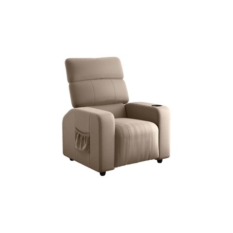 Poltrona Reclinável Sala Cadeira Mx 67 Pulse Veludo Capuccino Matrix Original
