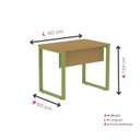Ver imagem 3 de Mesa para Escritório Industrial 90cm P25