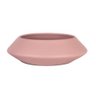 Vaso de Cerâmica Nice Baixa M Rosa Cha Matte 25 cm - 1