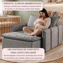 Ver imagem 6 de Poltrona de Amamentação Retrátil Base Madeira Maciça Encanto