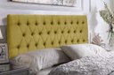Ver imagem 2 de Cabeceira Painel Imperatriz 158 cm com Capitonê Suede Amarelo