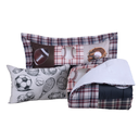 Ver imagem 5 de Kit Edredom Cobertor Solteiro Menino Boy Infantil Juvenil 4 Peças 300 Fios Estampa Digital Esportes