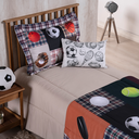 Ver imagem 2 de Kit Edredom Cobertor Solteiro Menino Boy Infantil Juvenil 4 Peças 300 Fios Estampa Digital Esportes