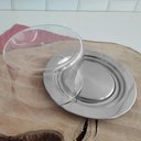 Ver imagem 2 de Prato Inox Cúpula Acrílico Porta Queijo Mina Frios Geladeira