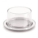 Ver imagem 5 de Prato Inox Cúpula Acrílico Porta Queijo Mina Frios Geladeira