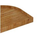 Ver imagem 2 de Bandeja Decorativa Elegance 30x50 Mdf Laminado Cinamomo Stylodecor