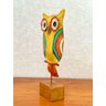 Coruja em Metal. Escultura Artesanal Decoração Corujinha - 2