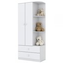 Ver imagem 7 de Quarto de Bebê Completo Thaiany 2 Portas 2 Gavetas Branco - Bci Móveis