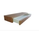 Ver imagem 2 de Aparador Suspenso Mdf Madeirado com Gaveta 58x20,5x8