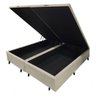 Cama Box Baú Solteiro, Queen, Casal, King Bege Bege Suede - Bege - Solteiro - 1