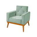 Ver imagem 2 de Poltrona em Veludo Florença Acqua