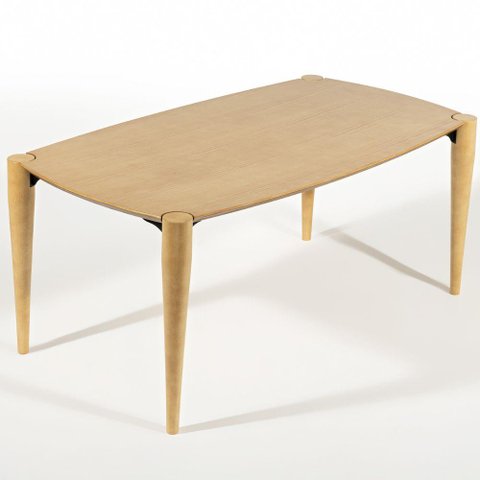 Mesa de Jantar 6 Lugares Alasca 180x100 Cm Madeira Maciça M04 Mel - Lyam Decor