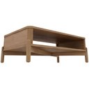 Ver mais imagens de Mesa de Centro Retangular para Sala Living Madeira Maciça Benton F06 Tauari - Lyam Decor