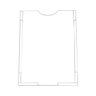 Kit com 8 Displays Acrílico A4 em Acrílico Cristal 2mm - Retrato - Abertura Topo - 4