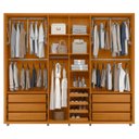 Ver imagem 5 de Guarda Roupa Casal 278cm 6 Portas 8 Espelhos Zac Off/cinamomo Z10 - Mpozenato