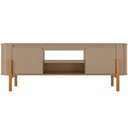 Ver imagem 2 de Rack para Sala de Estar TV 65 pol Orgânico 2 Portas 160cm Jaraguá B02 Fendi - Lyam Decor