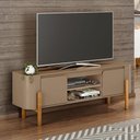 Ver imagem 3 de Rack para Sala de Estar TV 65 pol Orgânico 2 Portas 160cm Jaraguá B02 Fendi - Lyam Decor