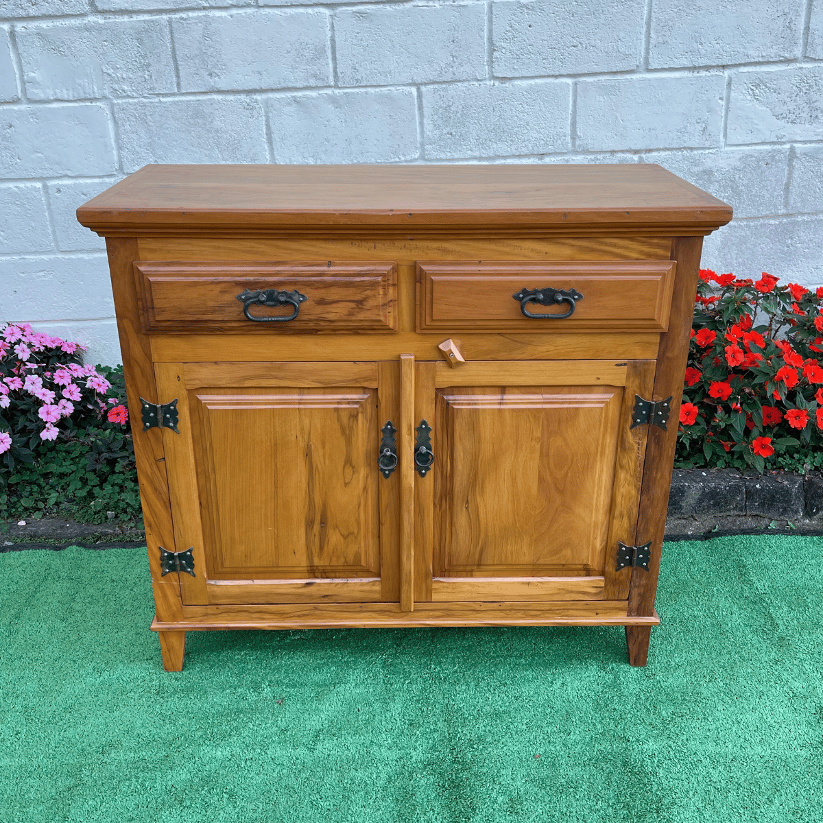 Balcão Buffet Arcaz Madeira de Demolição 2 Portas 2 Gavetas 1,00m Sudeste Rústico - 2