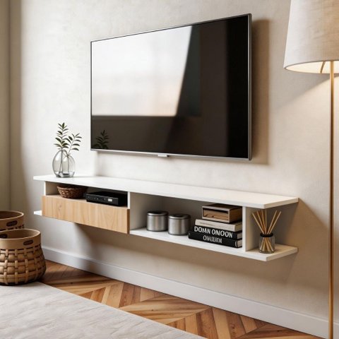 Rack Tokyo Slim 155cm para TV 65" Byhouse