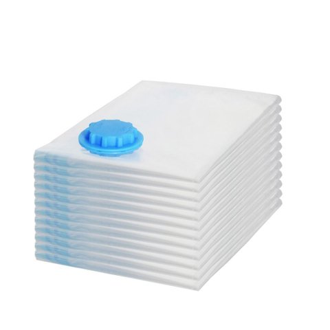 Kit 05 Saco a Vácuo Viagem Roupa 60 X 80 Cm Maxime + Bomba