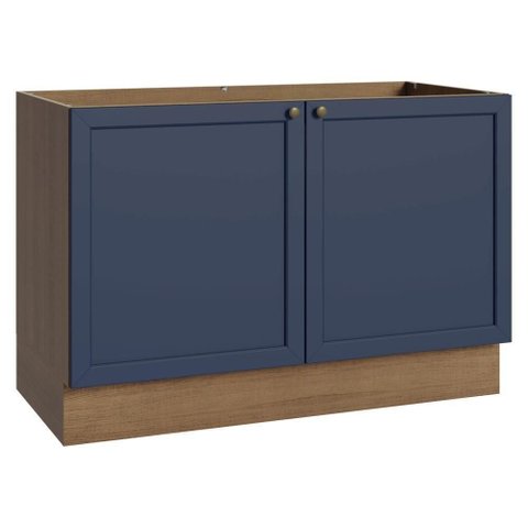 Balcão Gabinete de Pia 120 Cm (sem Tampo) Vik Madesa