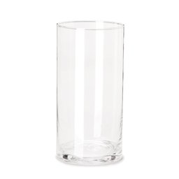 Vaso em Vidro Transparente - 24x12cm - 1