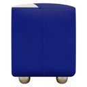 Ver mais imagens de Puff Decorativo Quadrado Penteadeira Urban - Azul Royal-bege Corino