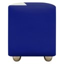 Ver imagem 6 de Puff Decorativo Quadrado Penteadeira Urban - Azul Royal-bege Corino