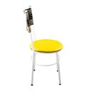 Ver imagem 5 de 2 Cadeiras Brancas para Cozinha Viena Cappuccino Premium:Amarelo
