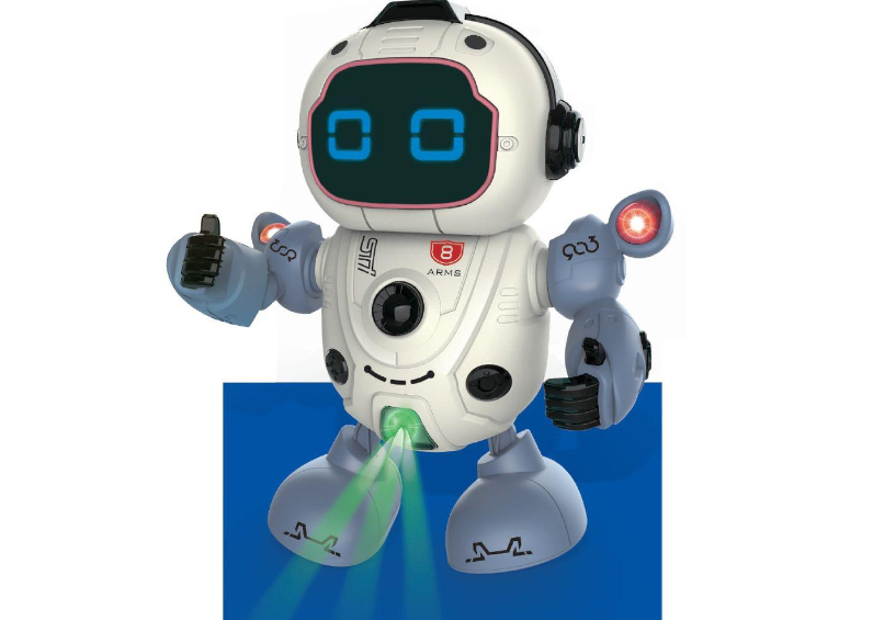 Robô Dance Eletrônico Com Luz e Som - Braskit - 2