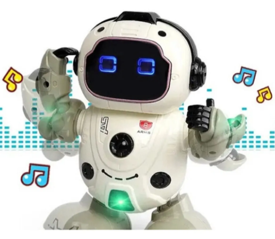 Robô Dance Eletrônico Com Luz e Som - Braskit - 3