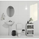 Ver imagem 2 de Carrinho Auxiliar Organizador Multiuso 3 Prateleiras com Rodízios Mdf Plancasa:branco