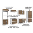 Ver imagem 6 de Cozinha Completa 100% Mdf Madesa Acordes Branco Rustic