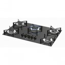 Ver imagem 1 de Fogão Cooktop Fischer 5 Bocas Gás Mesa Vidro - Preto 1642-6985 Bivolt