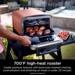 Ninja Woodfire Forno de Pizza Outdoor 8-em-1, 700°f Vermelho - 8