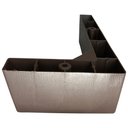 Ver imagem 4 de Kit 28 Pés Cantoneira + 7 Pés Apoio Sofá Tabaco 12x21cm