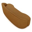 Ver imagem 7 de Sofá 3 Lugares para Sala de Estar Living 180cm Theo D06 Sintético Caramelo - Mpozenato