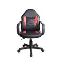 Ver imagem 1 de Cadeira Gamer Infantil em Couro PVC Pelegrin PEL-9354 Preto com Vermelho