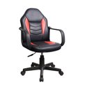 Ver imagem 4 de Cadeira Gamer Infantil em Couro PVC Pelegrin PEL-9354 Preto com Vermelho