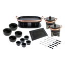 Ver imagem 1 de Kit Fondue Pedra Sabão Completo com Churrasqueira Oval - 22 Peças